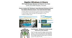 Desktop Screenshot of napleswindowsdoors.com